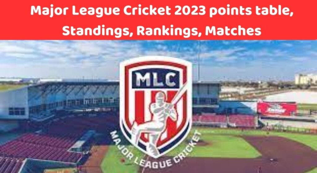 major league cricket 2023