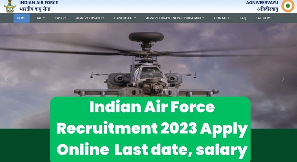 Indian Air Force Recruitment 2023 