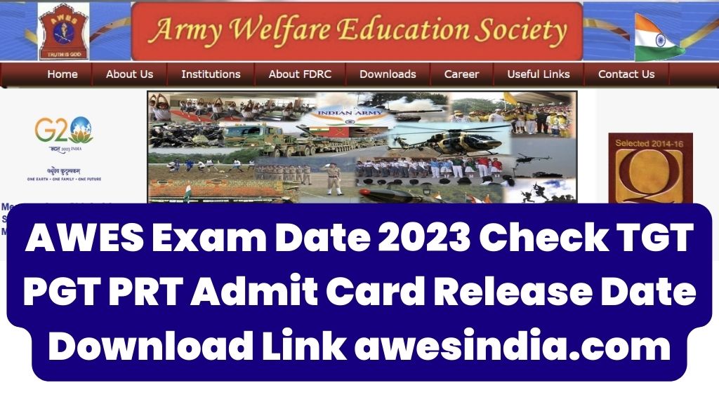 AWES Admit Card 2023