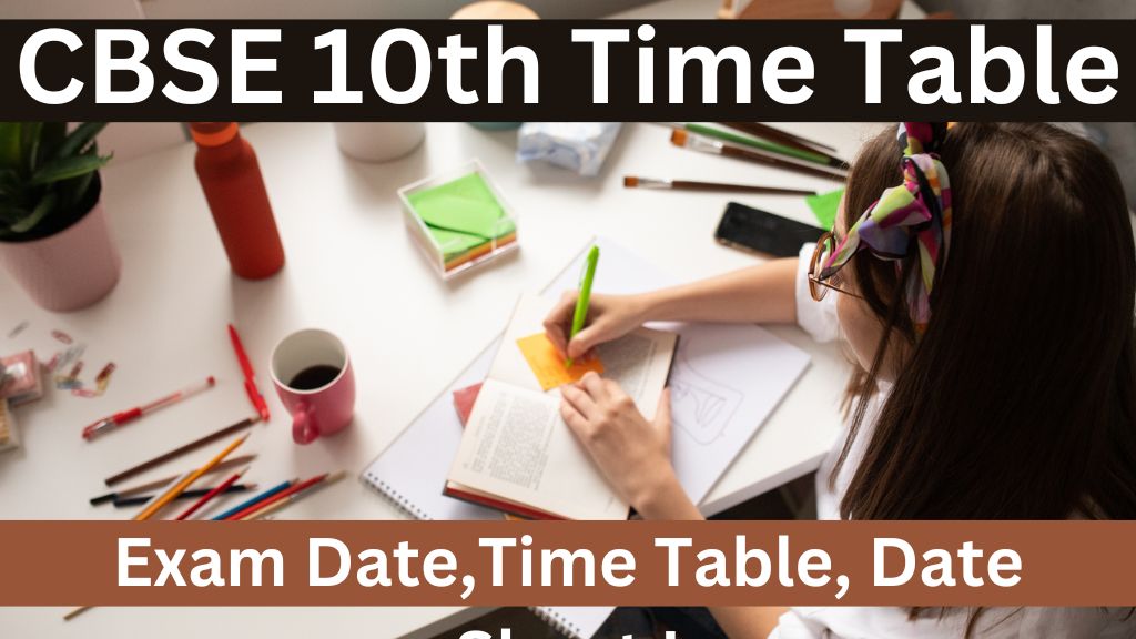 CBSE 10th Time Table