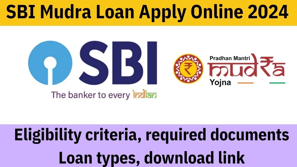 SBI Mudra Loan Apply Online 2024